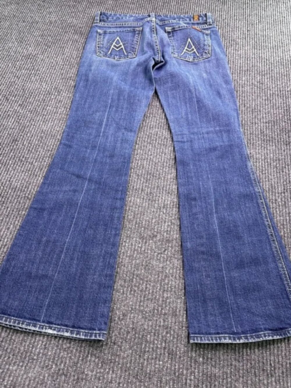 7 for all Mankind Y2K flare boot jeans Size 26 - Picture 11 of 11